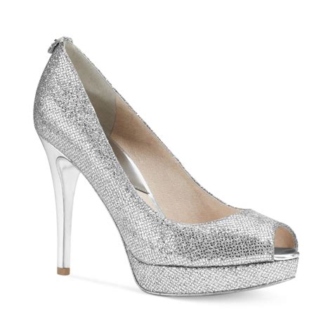 Amazon.com: Michael Kors Silver Pumps